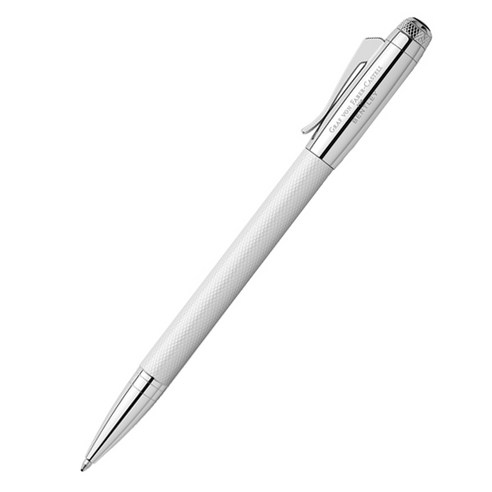 그라폰파버카스텔 밸틀리 볼펜 0.9~1.0mm, 화이트 새틴, 1개