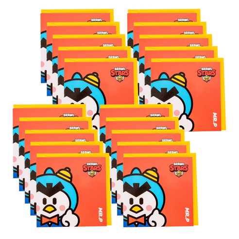 브롤스타즈 미니 메세지카드, 미스터P, 20세트