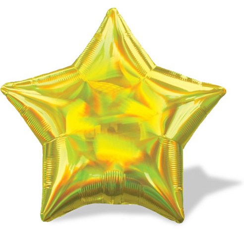 아나그램 별은박 이리데슨트 풍선 45cm, 골드, 5개