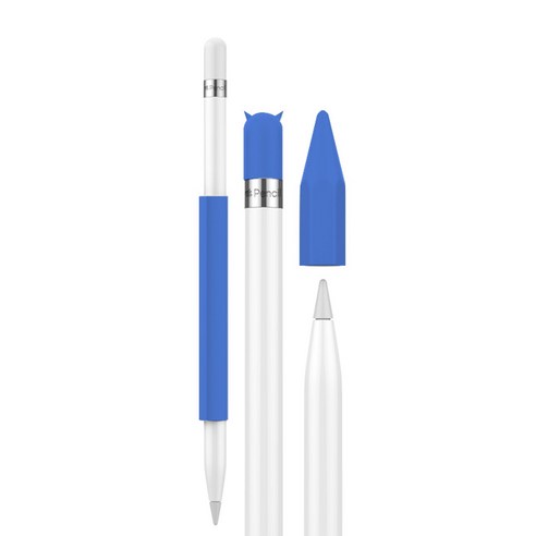 디씨네트워크 애플펜슬 1세대 마그네틱 케이스 + 3M 테이프, 블루, 1세트