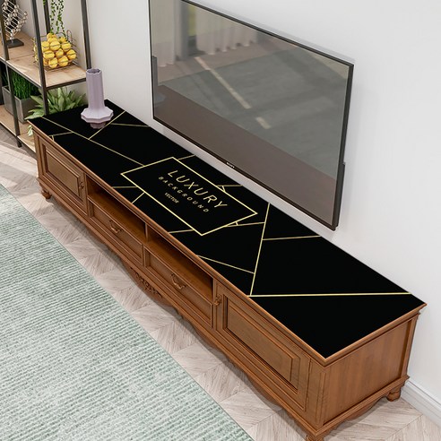 알럽홈 미니멀라인 레더 캐비닛 테이블매트