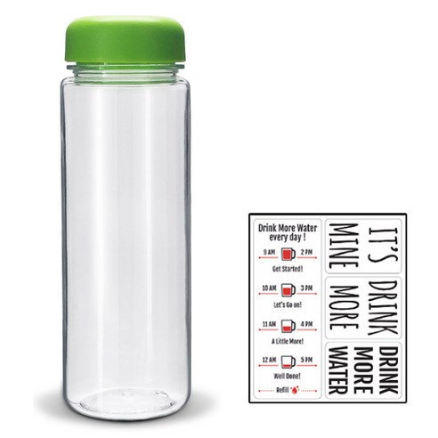 트라이탄 마이보틀 5p + 스티커, 그린, 500ml