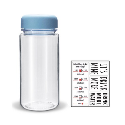트라이탄 마이보틀 5p + 스티커, 스카이, 350ml