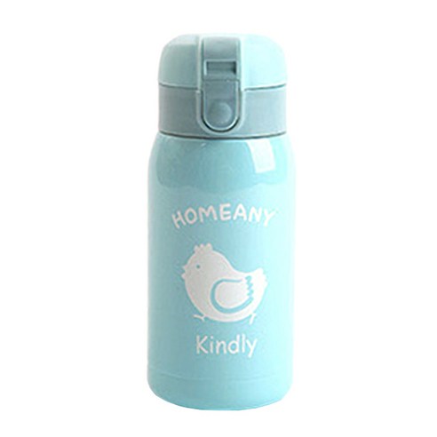 홈애니 원터치 보온보냉병, 스카이블루, 200ml
