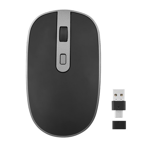 엑토 C타입 USB 겸용 듀얼리시버 무선 마우스 MSC-219, 혼합색상