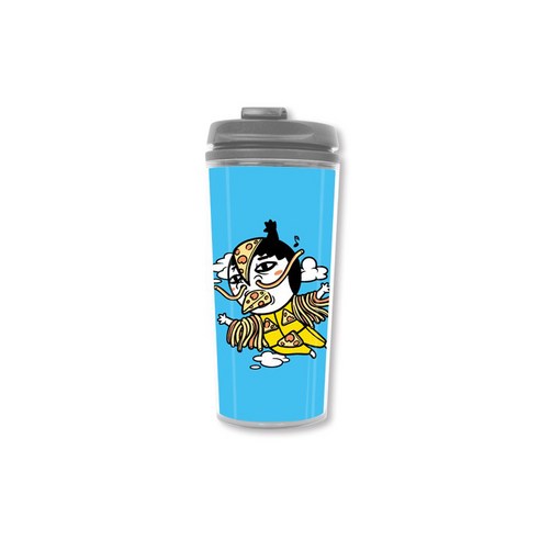 웹툰샵 텀블러 놓지마정신줄, 03 피자새, 500ml