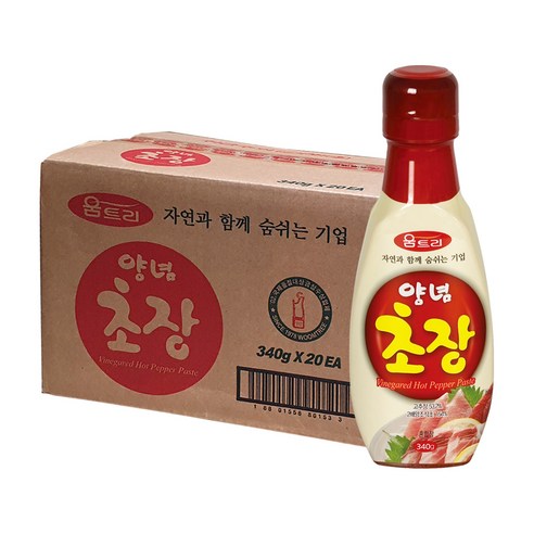 움트리 양념 초장, 340g, 20개