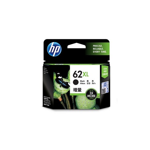 HP 잉크 C2P05AA, 62XL 검정, 1개