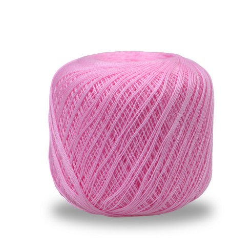미소털실 파이스타 레이스 뜨개실 50g, 74 연핑크
