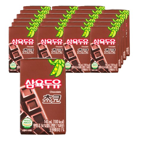 삼육두유 초코맛, 140ml, 24개