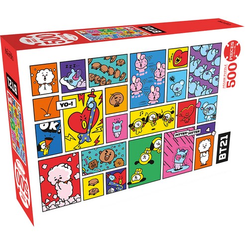 대원앤북 BT21 포커스 온 미 직소퍼즐 DW500-146, 500피스, 혼합색상