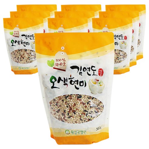 김연도 웰빙 오색현미, 500g, 10개