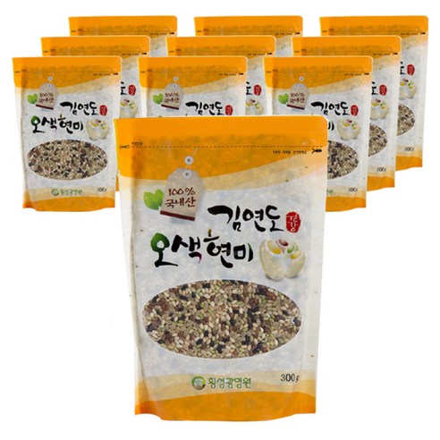 김연도 웰빙 오색현미, 300g, 10개