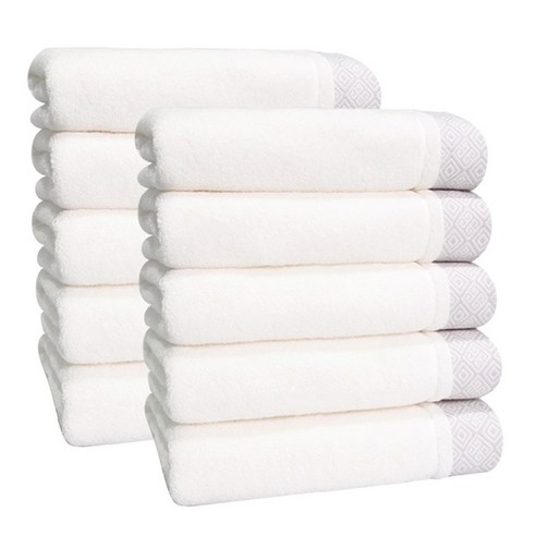 송월타월 풍차 호텔수건 150g, 아이보리, 10개