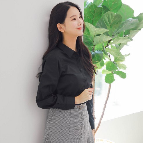 제이앤몰스 여성용 기본스타일 긴팔 셔츠