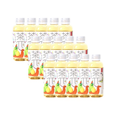 차파이 유자녹차, 500ml, 15개