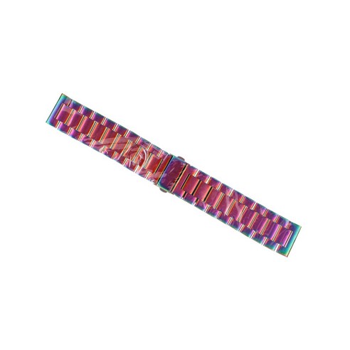 비쉐르 갤럭시 워치2 엑설런트 메탈 밴드 스트랩 (44mm 호환 가능), 레인보우, 1개