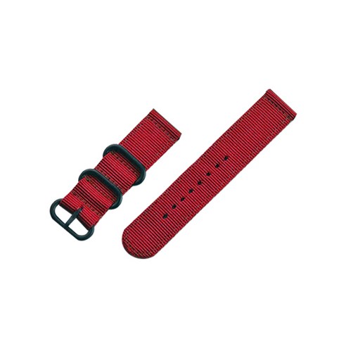 비쉐르 갤럭시 프론티어/기어S3/워치3 22mm 패브릭 스포츠 밴드 스트랩 (45/46mm 호환 가능), 레드, 1개