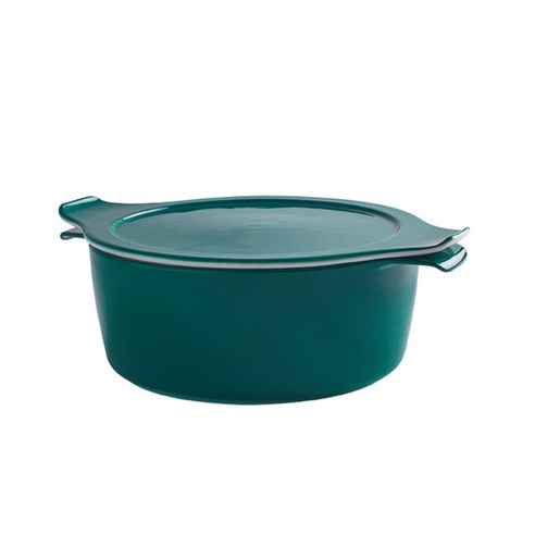 에센바흐 인덕텀 쿡앤서브 도자기 양수냄비, 18cm, turquoise