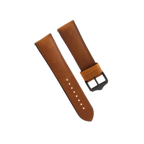 비쉐르 갤럭시 워치2 벨벳콩 레더 밴드 스트랩 (44mm 호환 가능), 브라운, 1개