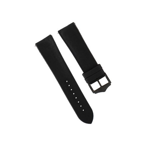비쉐르 갤럭시 워치2 벨벳콩 레더 밴드 스트랩 (44mm 호환 가능), 블랙, 1개