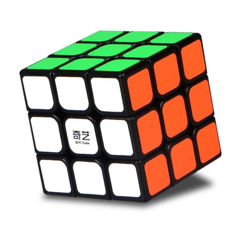 치이큐브 치항 3x3x3 큐브 6cm, 블랙, 1개