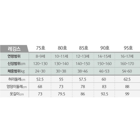 엘인보아 아동용 주니어 기능성 언더레이어 팬츠