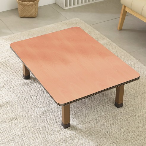 접이식 상다리 테이블 1000 x 450 mm, 망펄(상판) + 브라운(상다리)