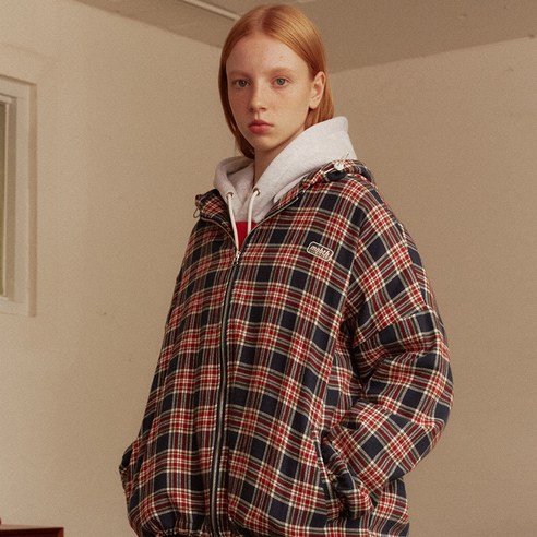 메인부스 Country Check Hood Jumper