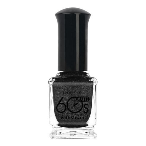 위드샨 60초 매니큐어 무광 9ml, 1개, M38 블랙홀