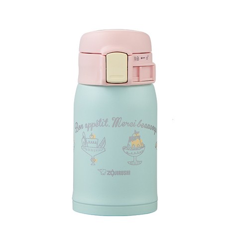 조지루시 미니 포켓 원터치 보온 / 보냉 텀블러, 민트그린(SM-SP24 AZ), 240ml, 1개