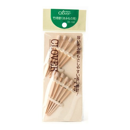Clover 대나무 시침핀 7cm 10p, 혼합색상, 1개