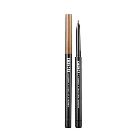 코스노리 슈퍼프루프 피팅 젤 아이라이너 펜슬 0.13g, 05 글램 브론즈, 1개