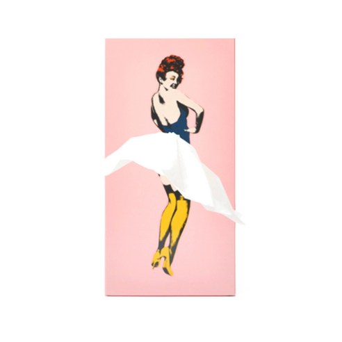 스펙트럼 마릴린먼로 팝아트 티슈케이스, PINK, 1개