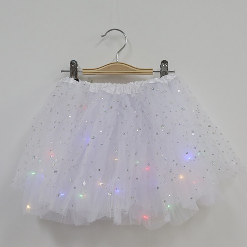 로로샤 여아용 반짝 LED 스커트
