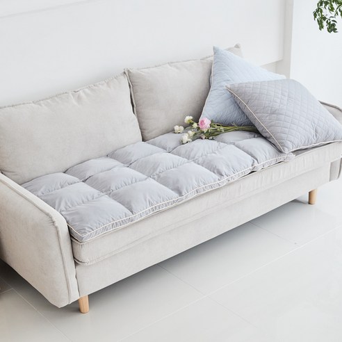 블레딕홈 알러지케어 라텍스 소파패드, 그레이