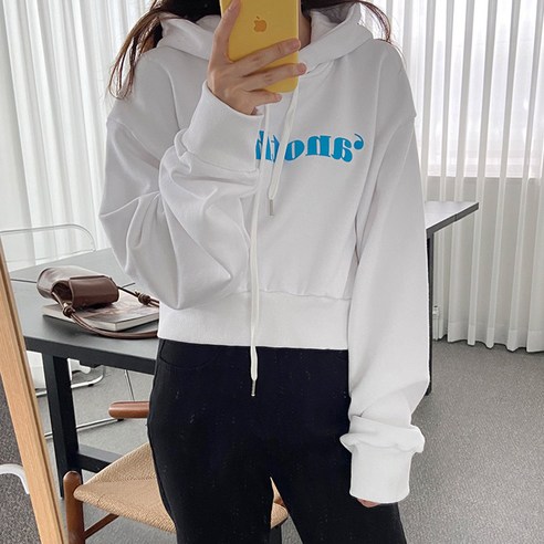 제이에이치스타일 어나더 크롭 후드티