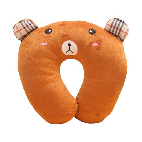 가팡 차량용 U형 베개, 곰 브라운(UXING00209)