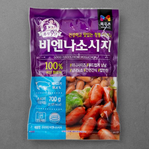 목우촌 주부9단 비엔나 소시지 700g, 1개