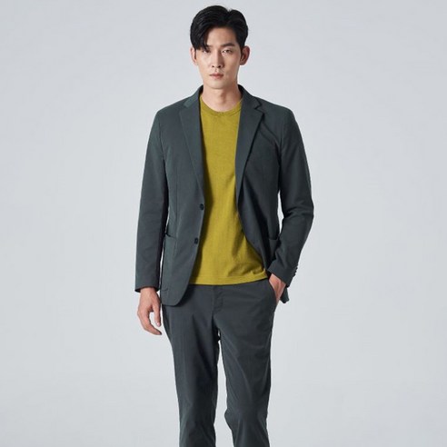 갤럭시라이프스타일 남성용 20FW 가먼트워싱 면터치 화섬 자켓