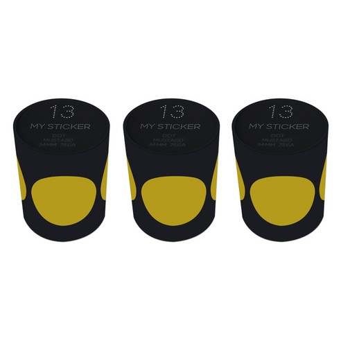 폼텍 마이 스티커 도트 34mm, 13 MUSTARD, 600개