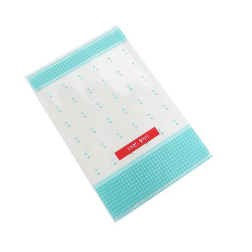 체크봉투 300p + 빨강띠지 스티커 우리반 홧팅 300p, 민트, 1세트