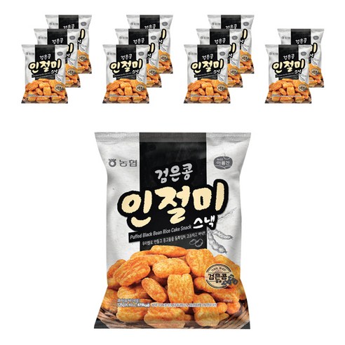 아름찬 검은콩 인절미 스낵, 125g, 12개