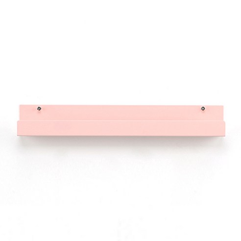 타공판 북선반 중 40cm + 나무벽 액세서리, 1세트, 핑크(선반)