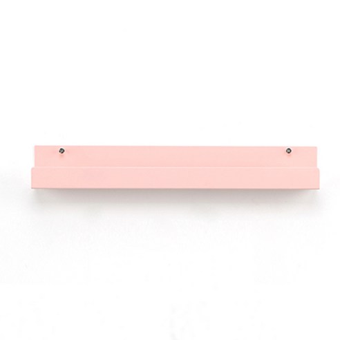 타공판 북선반 중 40cm + 타공판 나비볼트 악세서리, 1세트, 핑크(선반)