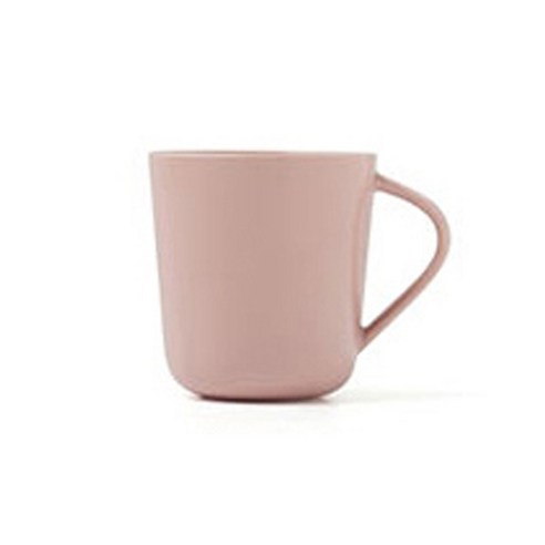 온반 도자기 머그컵 350ml, 복숭아빛, 1개