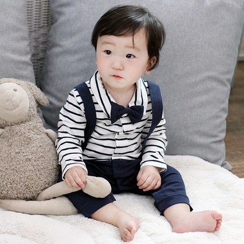 아이엠베베 타일러 정장 우주복 + 나비넥타이 세트