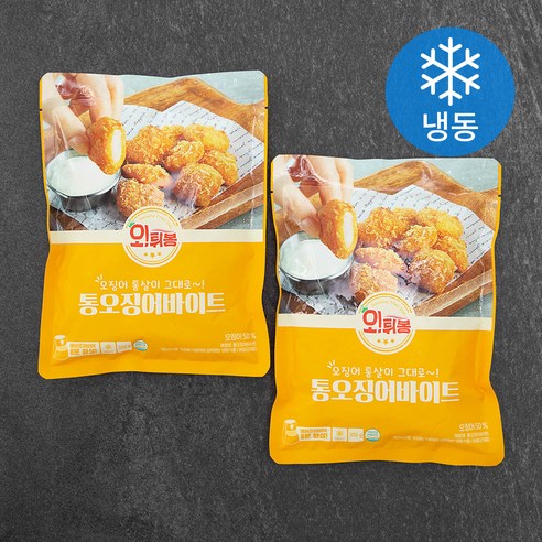 오 튀봉 통오징어 바이트 (냉동), 300g, 2개