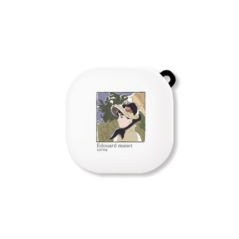 에이디오 명화드로잉 갤럭시 버즈 라이브 슬림케이스, 단일상품, 칼라