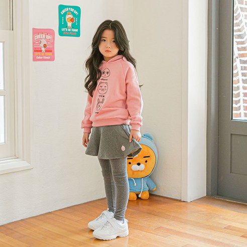 카카오프렌즈 여아용 드로잉 어피치 치마레깅스